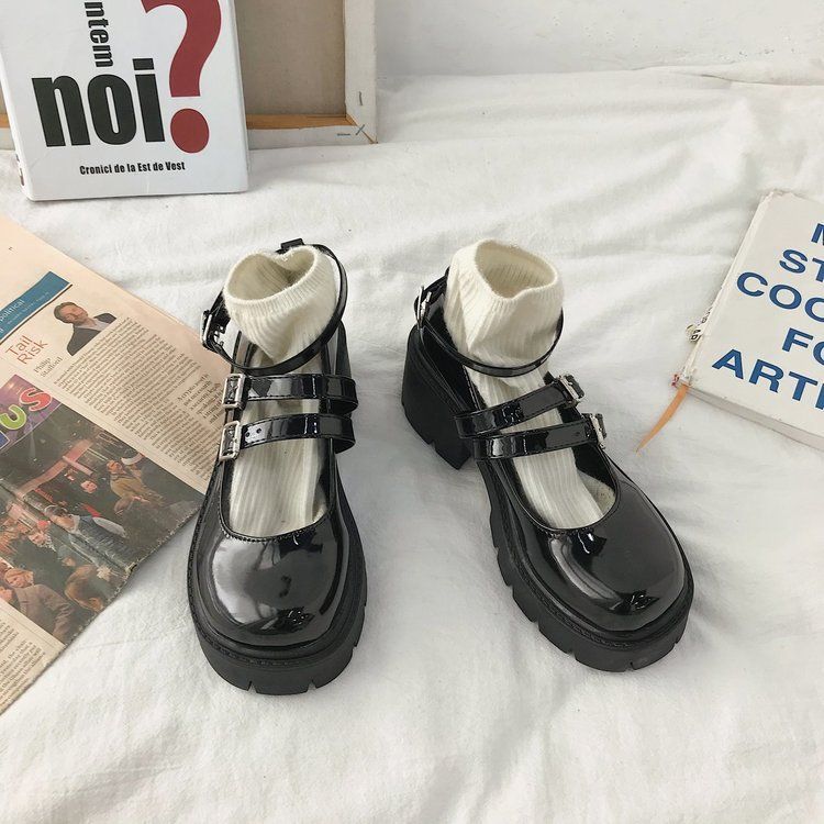 Platform Block Heel Mary Janes BH16 MK Kawaii Store