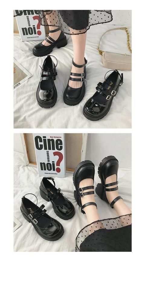 Platform Block Heel Mary Janes BH16 MK Kawaii Store