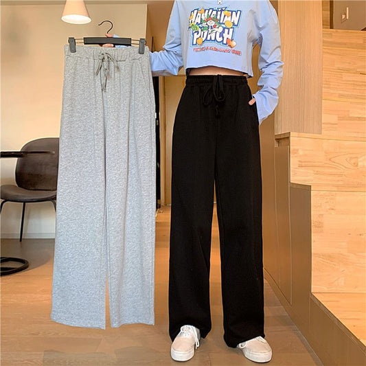 Wide-Leg Sweatpants dd35 MK Kawaii Store