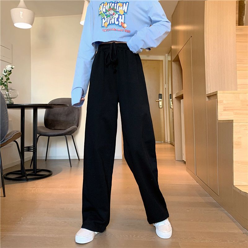 Wide-Leg Sweatpants dd35 MK Kawaii Store
