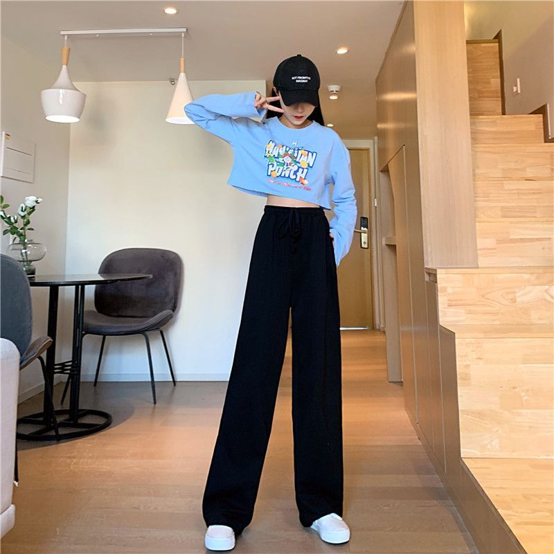 Wide-Leg Sweatpants dd35 MK Kawaii Store