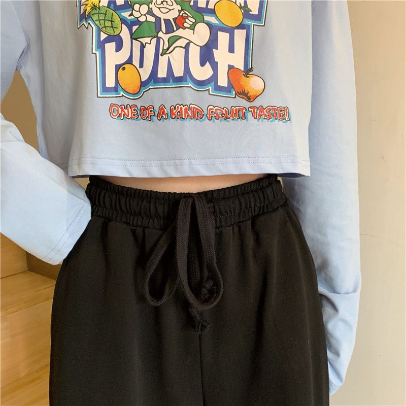 Wide-Leg Sweatpants dd35 MK Kawaii Store