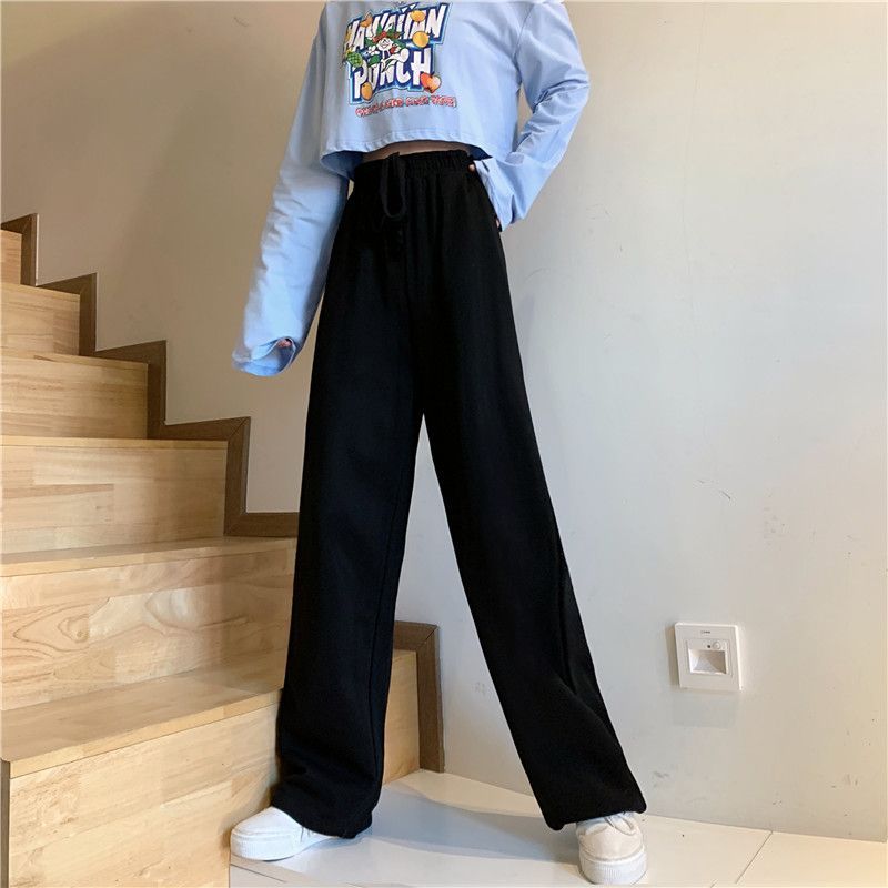 Wide-Leg Sweatpants dd35 MK Kawaii Store