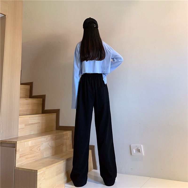 Wide-Leg Sweatpants dd35 MK Kawaii Store
