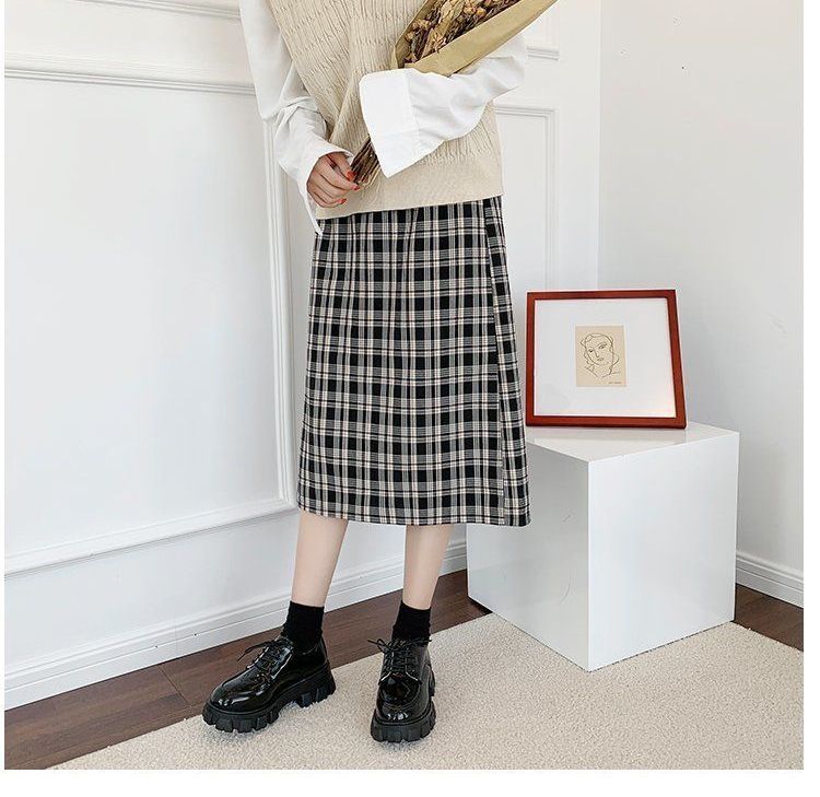 Faux Leather Platform Lace-Up Shoes BH22 MK Kawaii Store