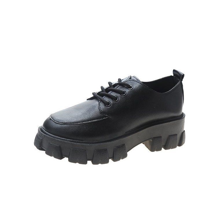 Plain Platform Chunky Heel Oxfords BH7 MK Kawaii Store