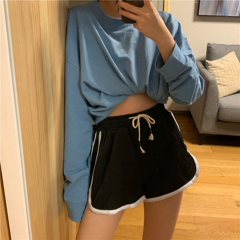 Contrast Trim Shorts SK004 MK Kawaii Store