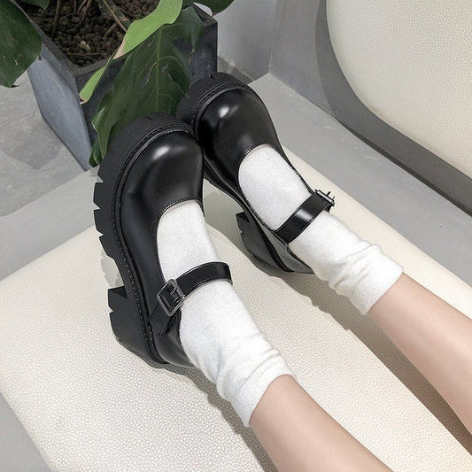 Platform Mary Jane Shoes BH6 MK Kawaii Store