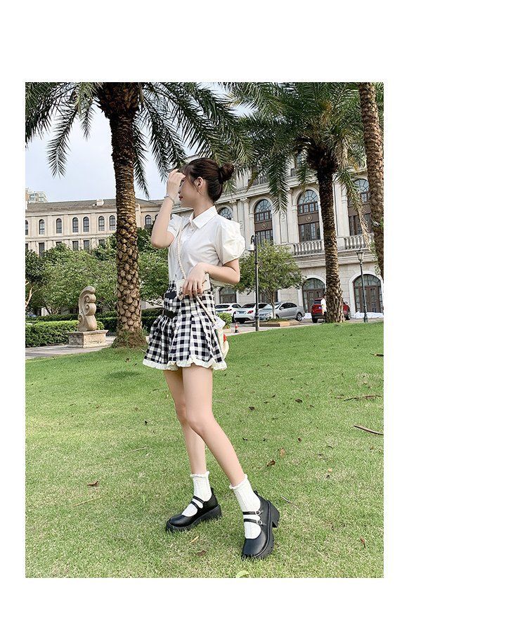 Platform Block Heel Mary Jane Shoes BH3 MK Kawaii Store