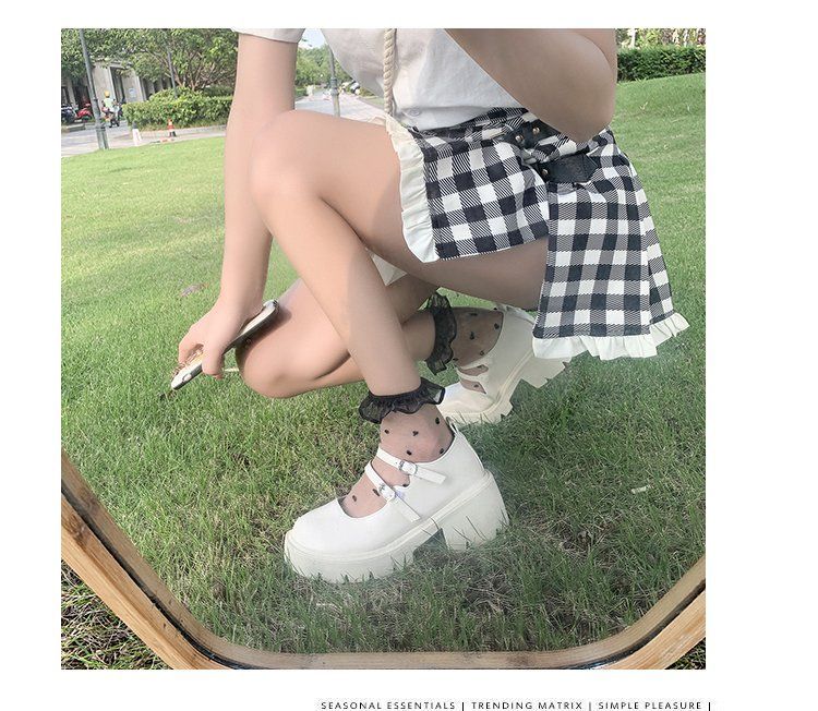 Platform Block Heel Mary Jane Shoes BH3 MK Kawaii Store