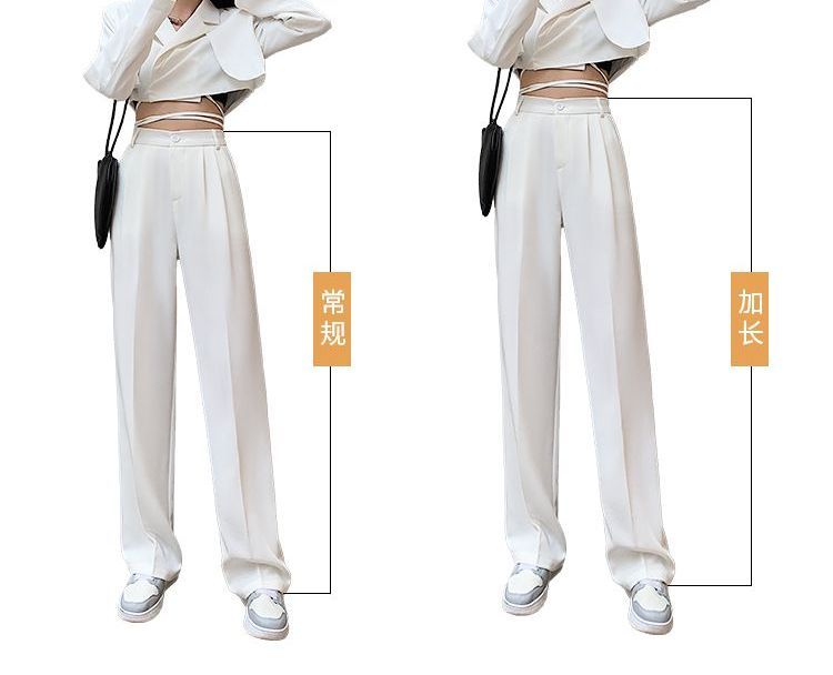 High-Waist Wide-Leg Trousers dd30 MK Kawaii Store