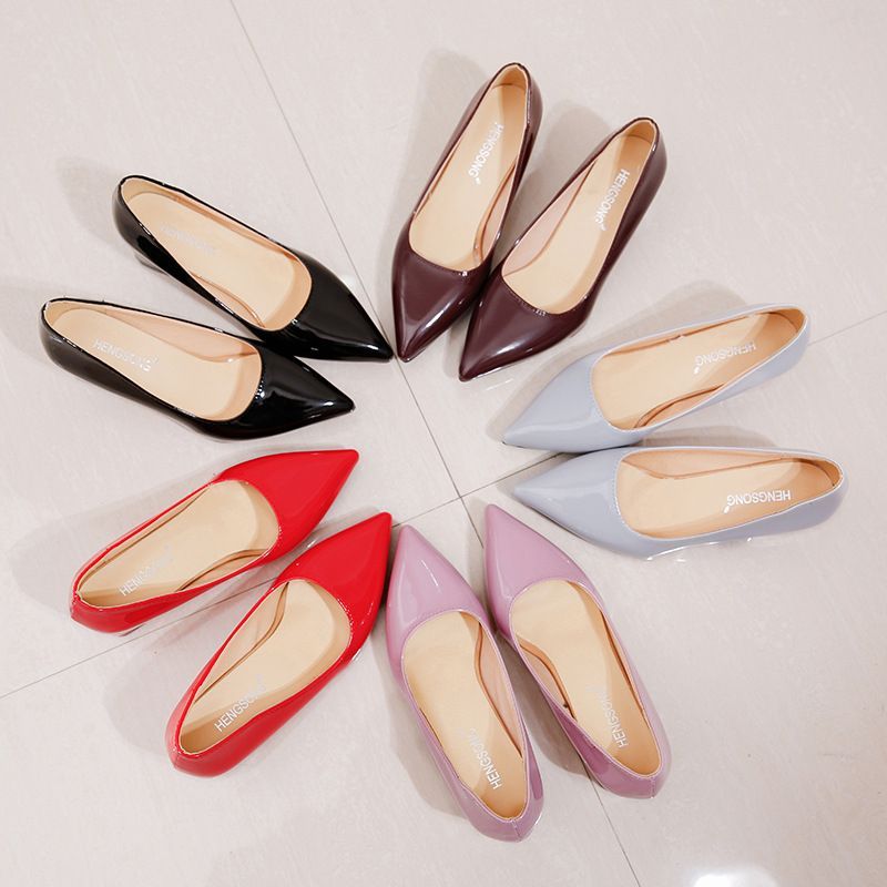 Block-Heel Pointy Pumps (Various Designs) BL33 MK Kawaii Store