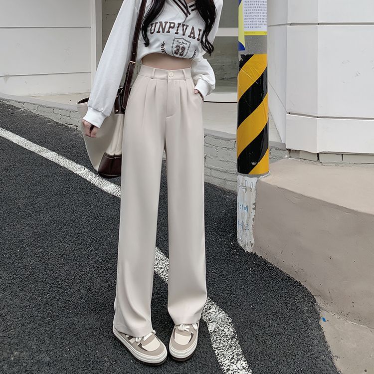 High Waist Wide Leg Dress Pants dd5 MK Kawaii Store