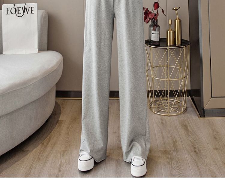 Drawstring Wide Leg Sweatpants dd13 MK Kawaii Store