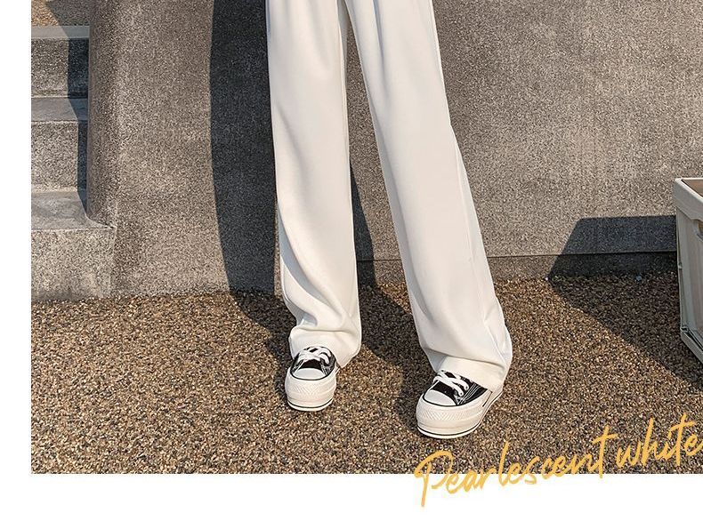 High Waist Wide Leg Dress Pants (Various Designs) dd25 MK Kawaii Store