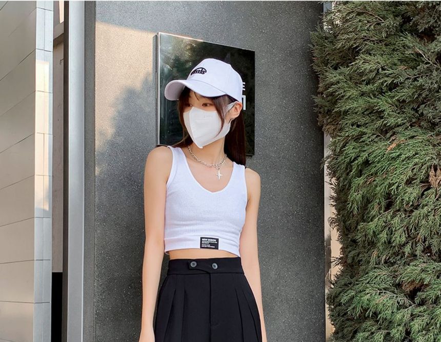 High Waist Wide Leg Dress Pants (Various Designs) dd25 MK Kawaii Store