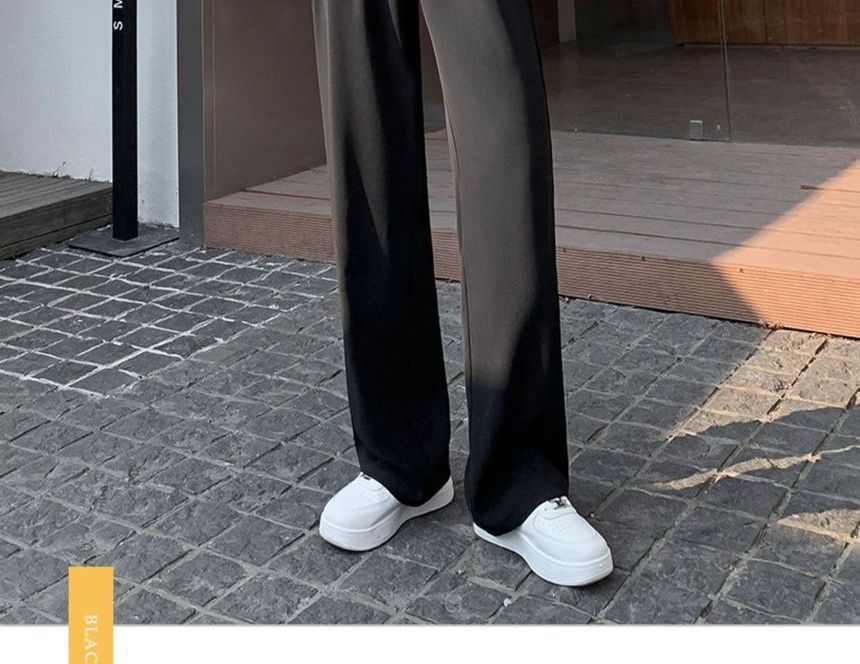 High Waist Wide Leg Dress Pants (Various Designs) dd25 MK Kawaii Store