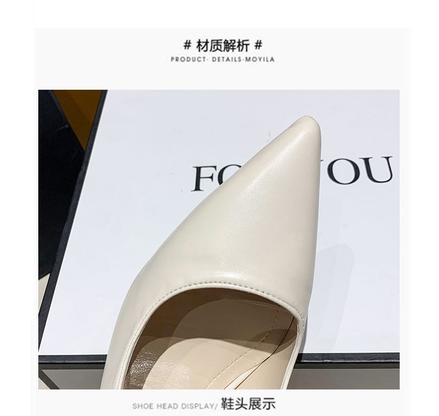 High-Heel Slingback Sandals cc32 MK Kawaii Store