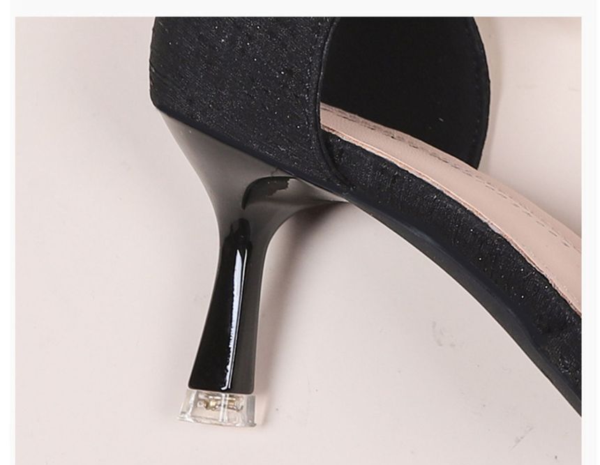 Faux Pearl High-Heel Sandals cc31 MK Kawaii Store