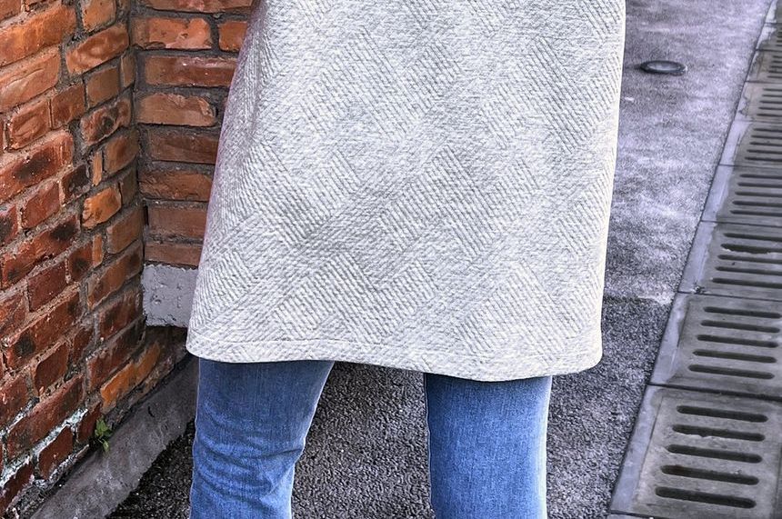 Plain Applique Shacket OF7 MK Kawaii Store