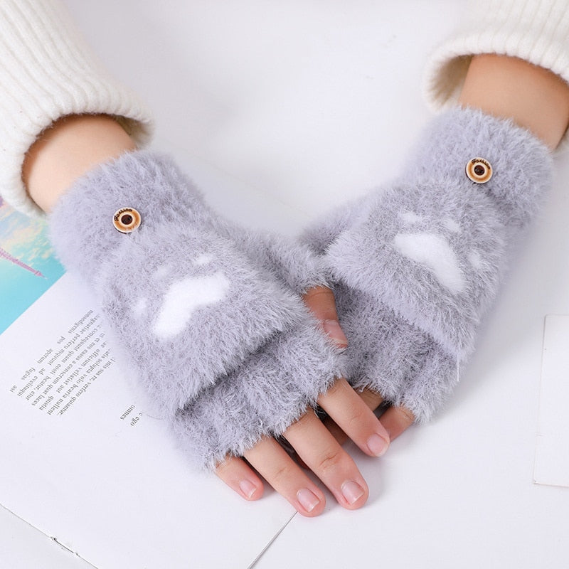 Paw Print Mittens - Cupcake MK Kawaii Store