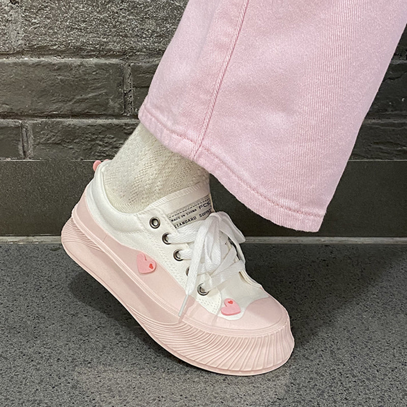 Love Cute Plush Canvas Shoes - Kimi MK Kawaii Store