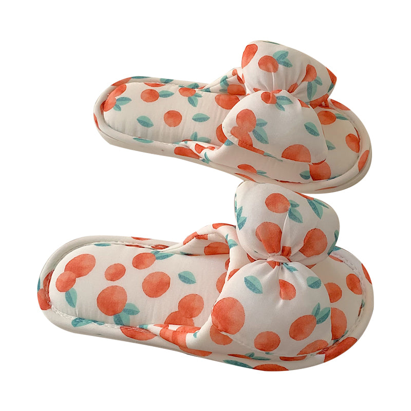 Cute Bow Soft Bottom Slippers Susan