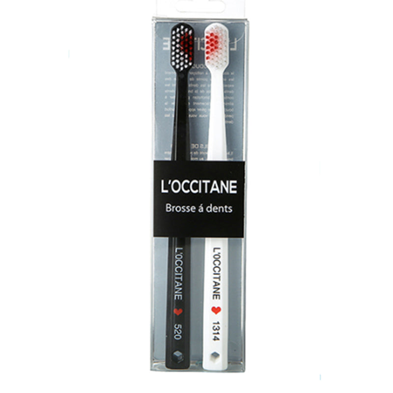 2Pcs Couple Heart Toothbrush - Heartzcore Heartzcore