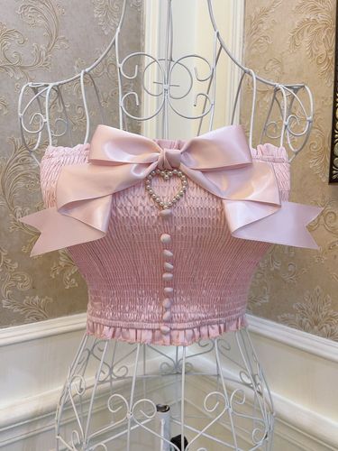 Pink Bow Tube Top Susan