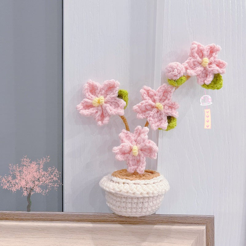 Kawaii DIY Mini Crochet Pot Culture Susan