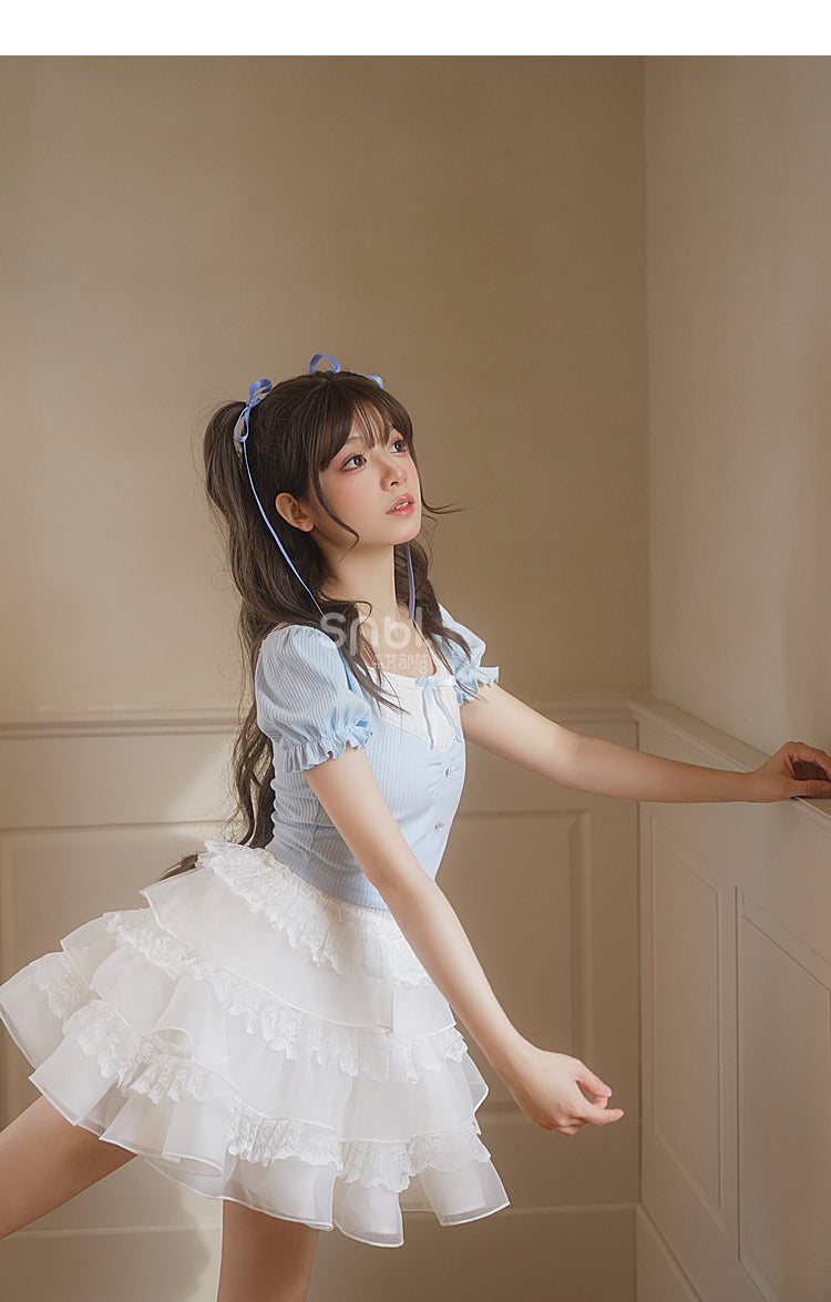 Cute Soft Dreamy Girl Pastel Outfit ON624 ONI