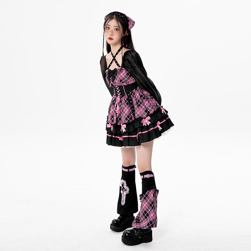 Kawaii Harajuku Black Pink Outfits ON812 ONI