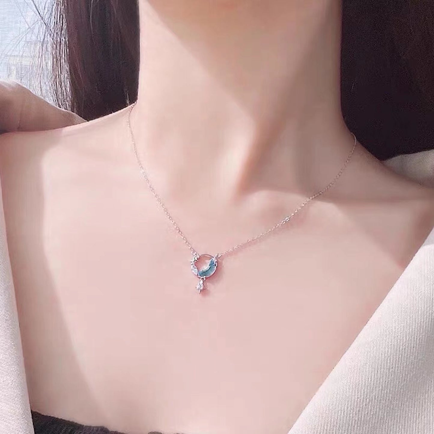 Moon Ocean Necklace - Heartzcore Heartzcore