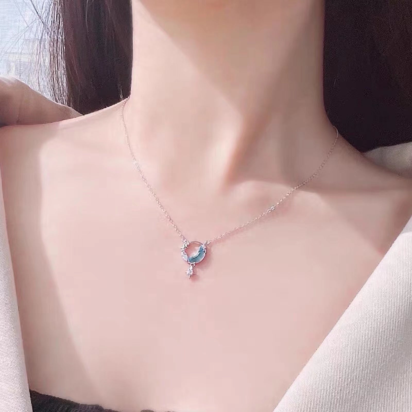 Moon Ocean Necklace - Heartzcore Heartzcore