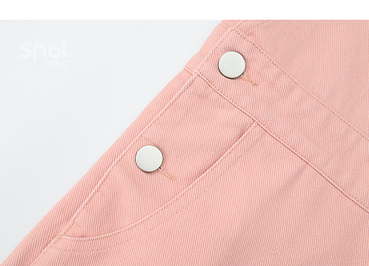 Soft Spring Pink Bears Overalls ON633 ONI