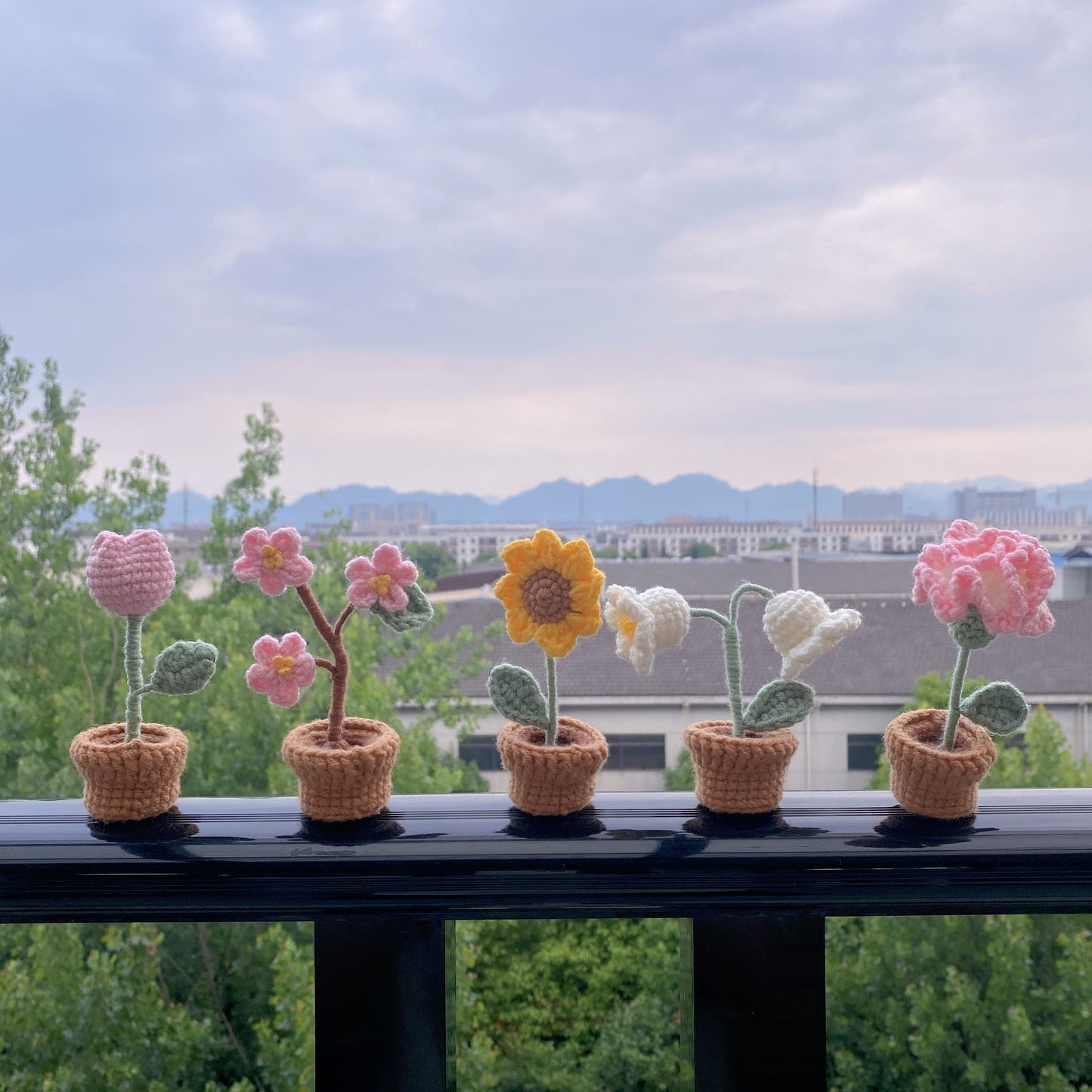 Cute DIY Mini Crochet Pot Culture Susan