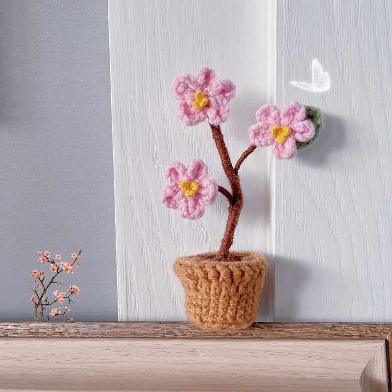 Cute DIY Mini Crochet Pot Culture Susan