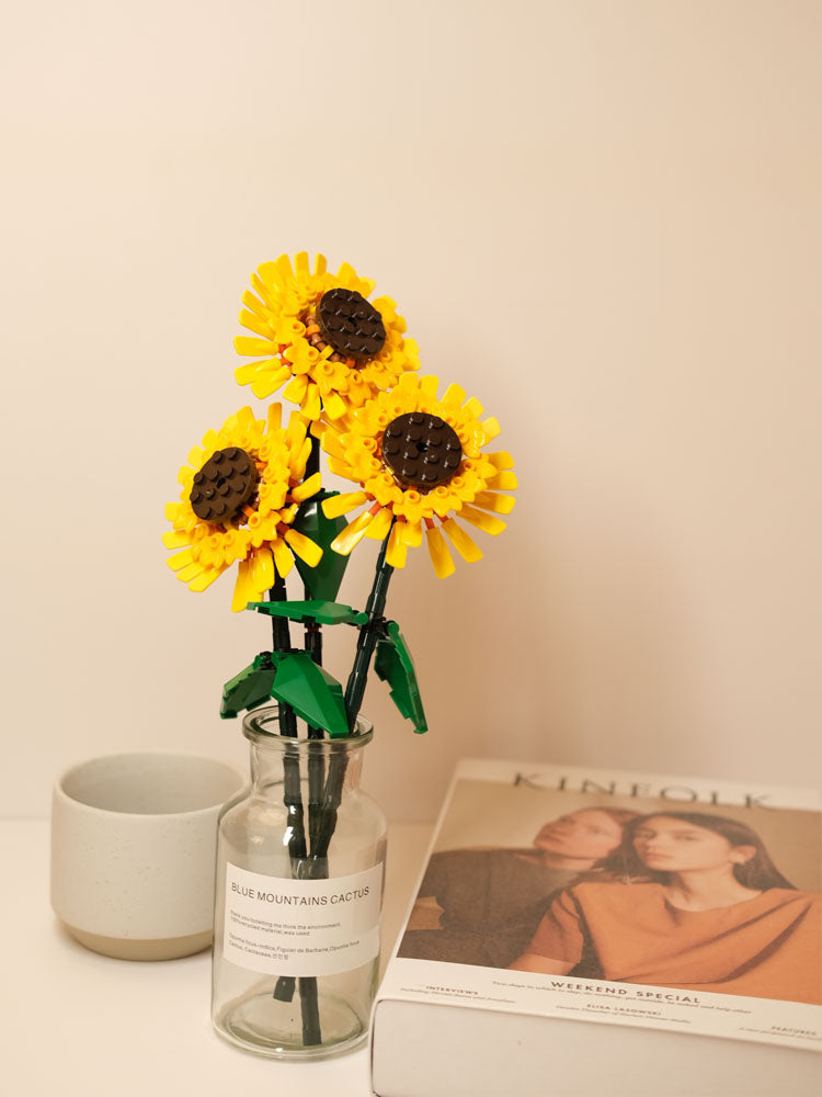 DIY Building Sunflower Blocks Susan