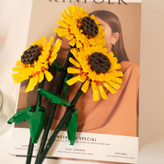 DIY Building Sunflower Blocks Susan