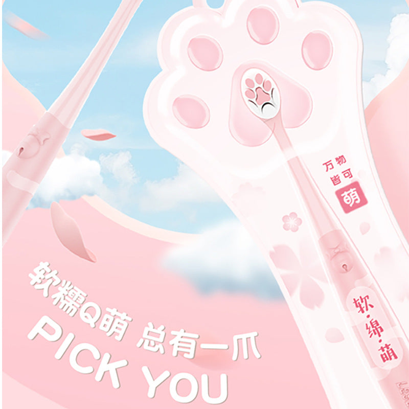 Cat Paw Kitty Paw Toothbrush Cute Kimi MK Kawaii Store