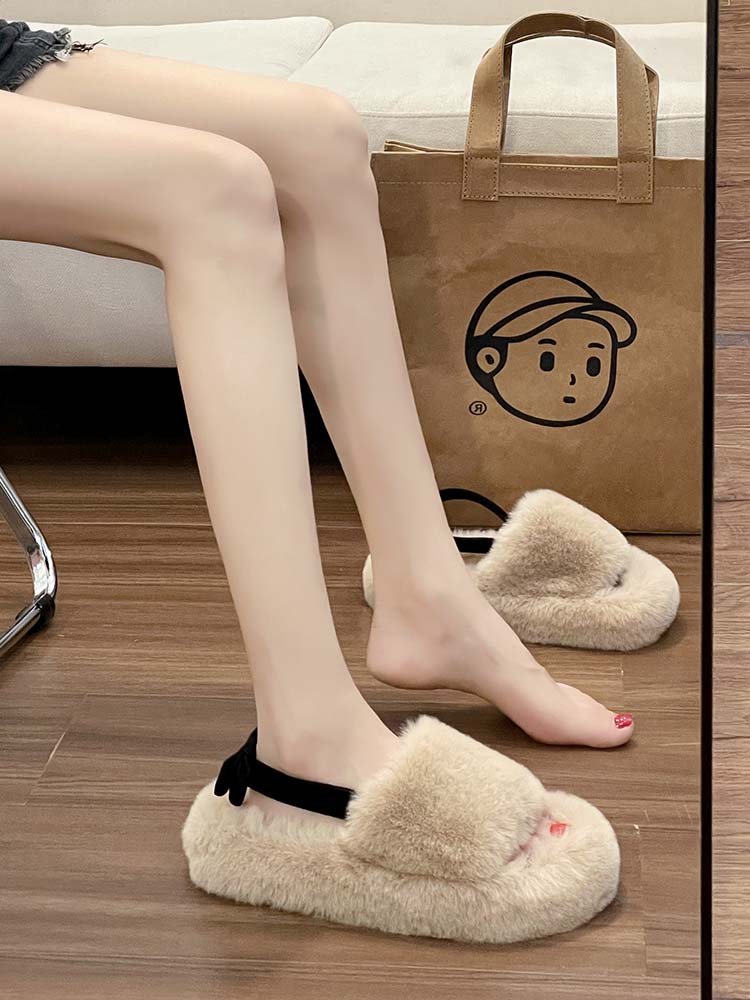 Cute Fluffy Home Slippers - Heartzcore Heartzcore