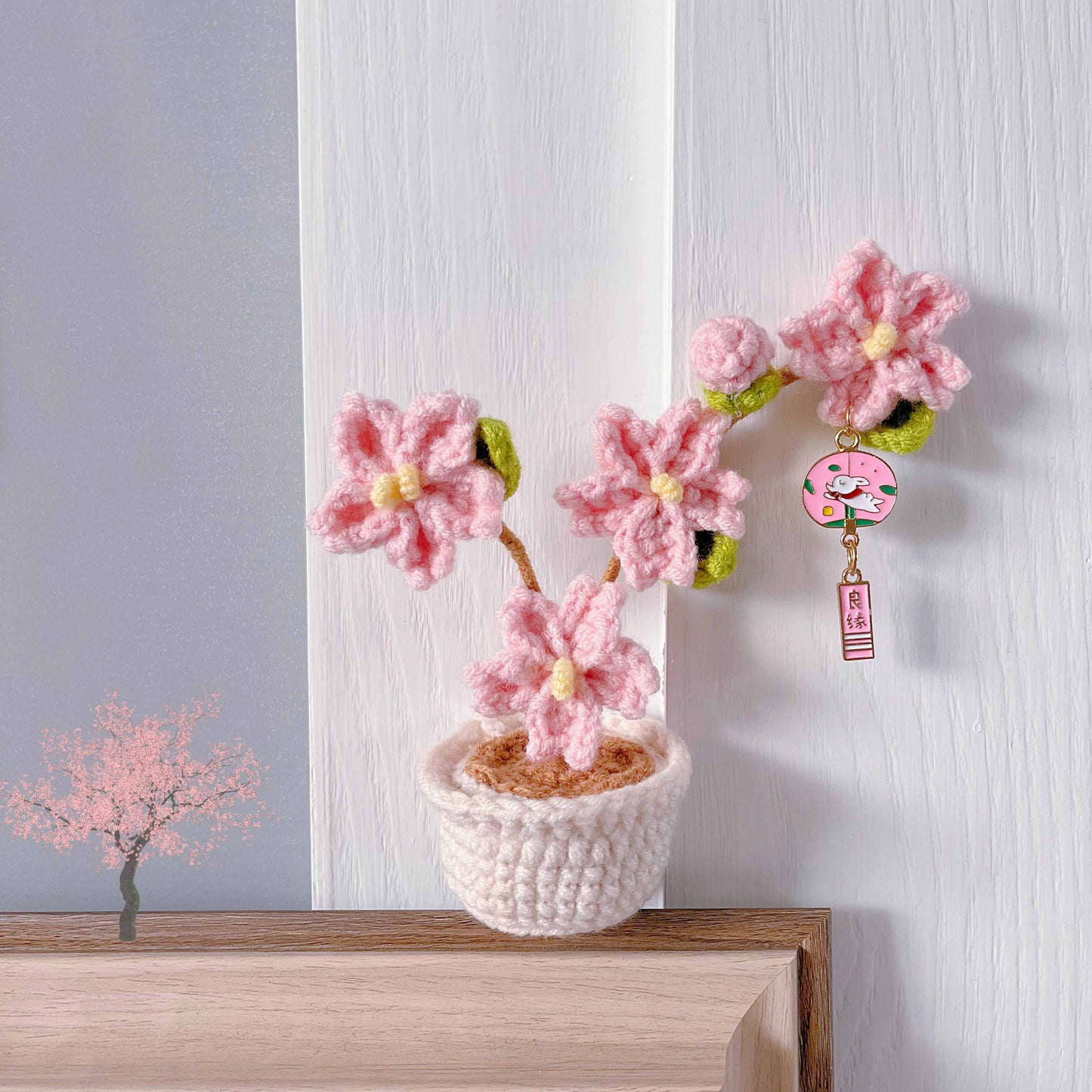 Kawaii DIY Mini Crochet Pot Culture Susan