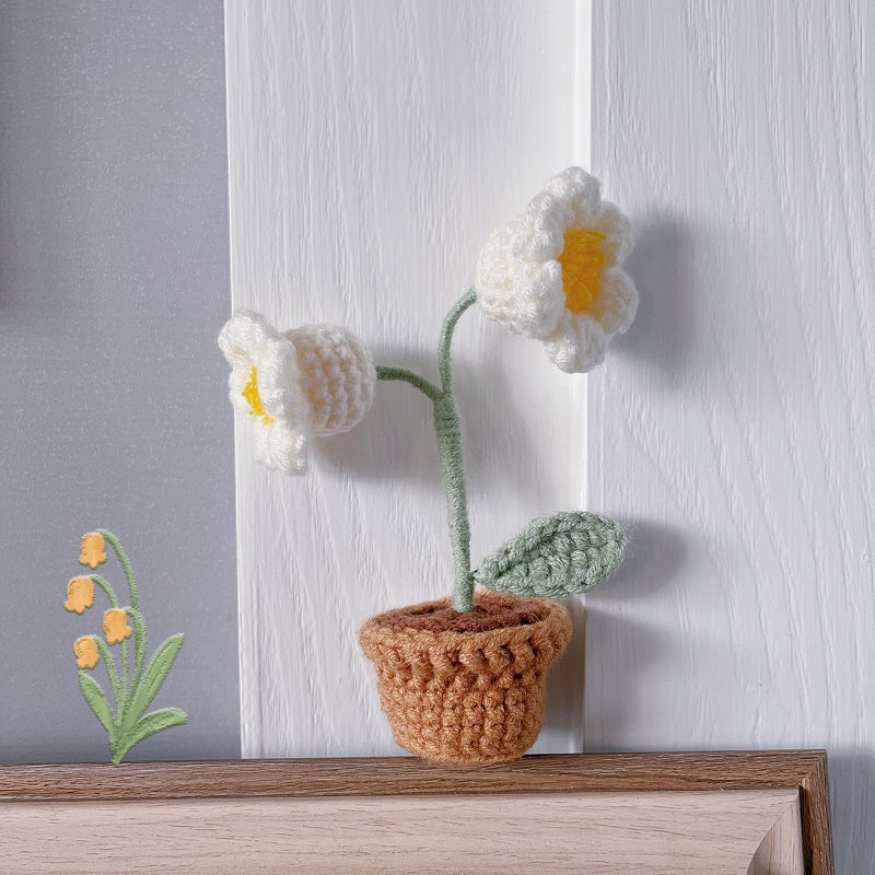 Cute DIY Mini Crochet Pot Culture Susan