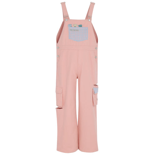 Soft Spring Pink Bears Overalls ON633 ONI
