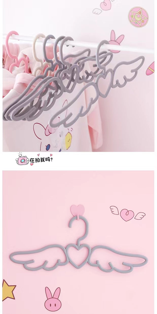 5pcs Heart Angel Wings Hangers - Heartzcore Heartzcore