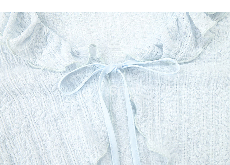 Cute Soft Girl Sky Blue Spring Cardigan ON626 MK Kawaii Store