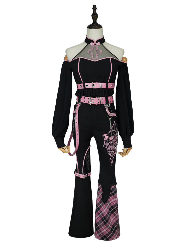 Kawaii Harajuku Black Pink Outfits ON812 ONI