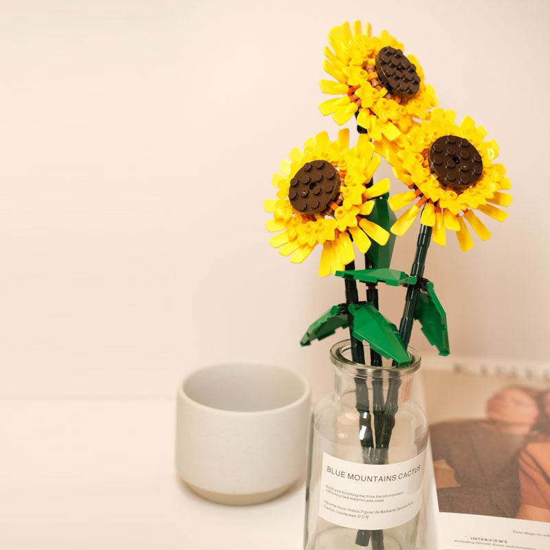 DIY Building Sunflower Blocks Susan
