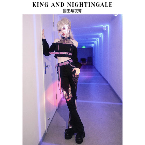 Kawaii Harajuku Black Pink Outfits ON812 ONI