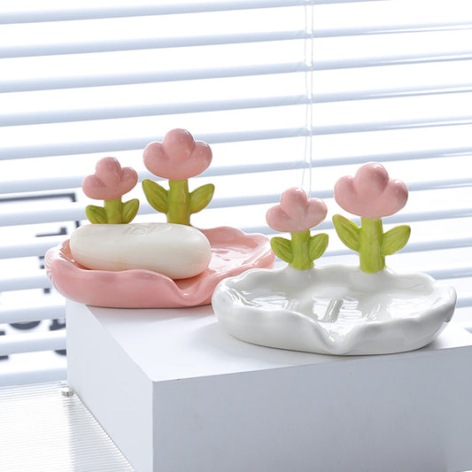 Kawayi  Flower Ceramic Plate - Kimi Kimi